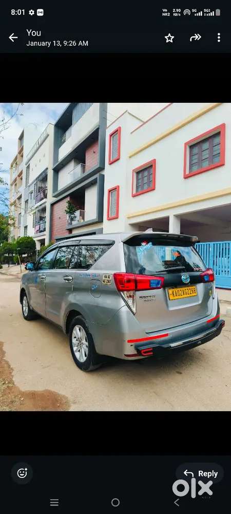 Toyota Innova Crysta 2017 Diesel Manual