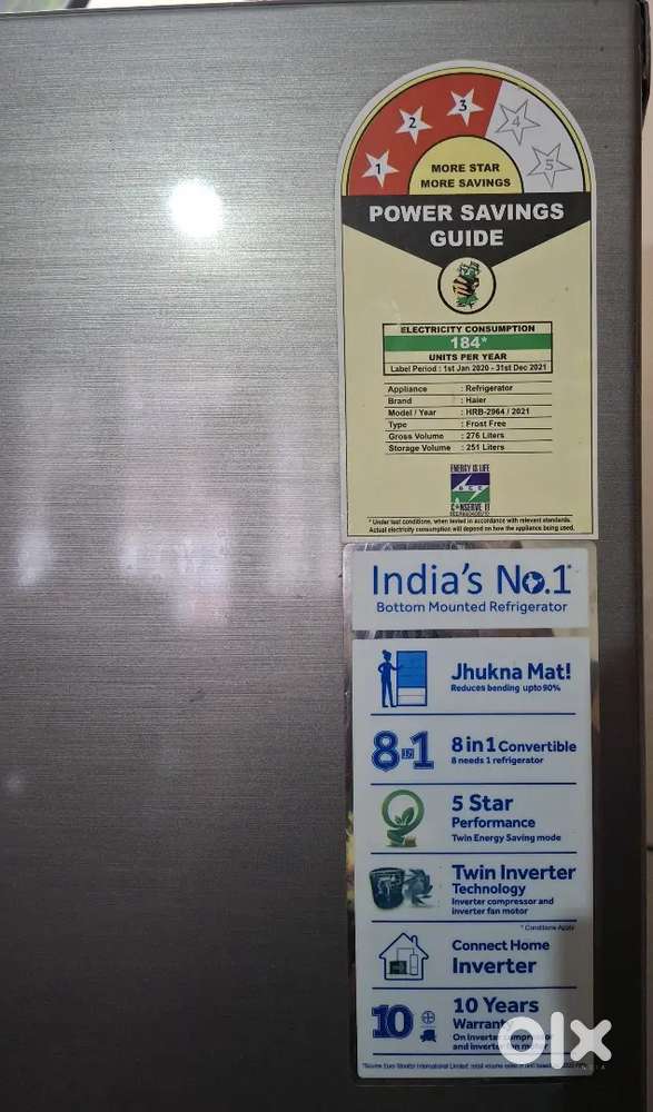 REFRIGERATOR HAIER

HRB2964BS-E