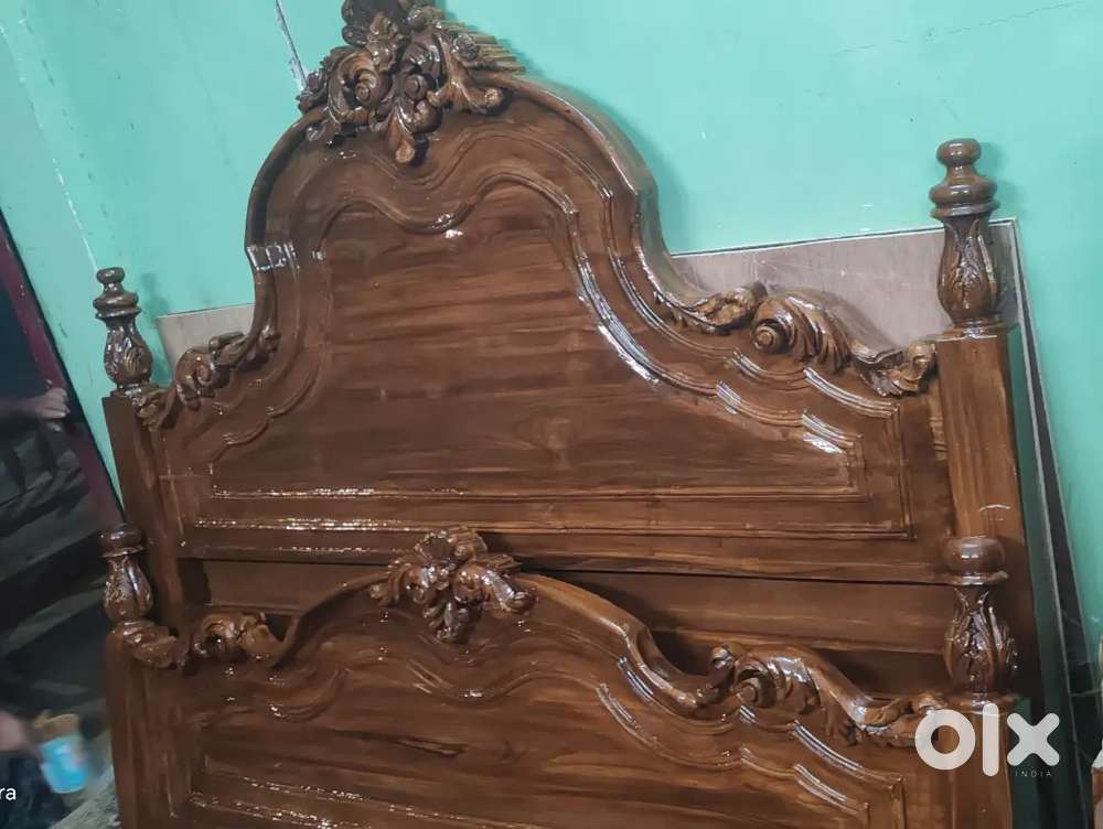 Teak wood King size bed..