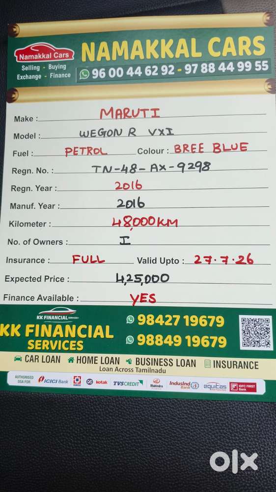 Maruti Suzuki Wagon R Vxi, 2016, Petrol