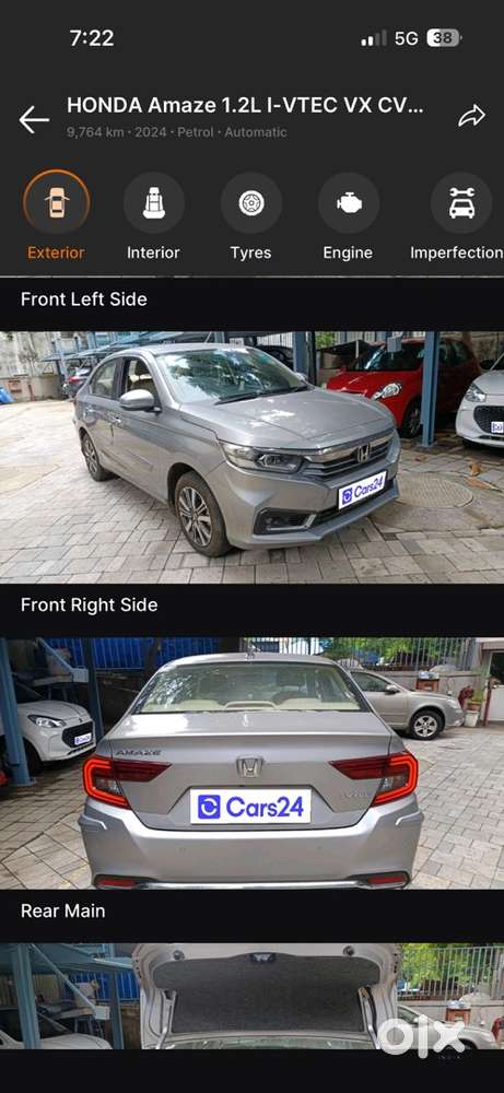 Honda Amaze Vx 2024