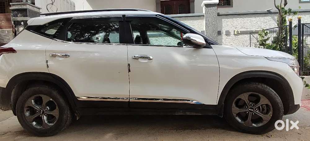 Kia Seltos 2020 Diesel White Color 105000 Km Driven
