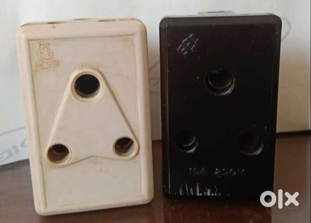 Anchor 16A & GEI 15A 3 Pin Multi Plug Adaptor 16a to 6a Converter Plug
