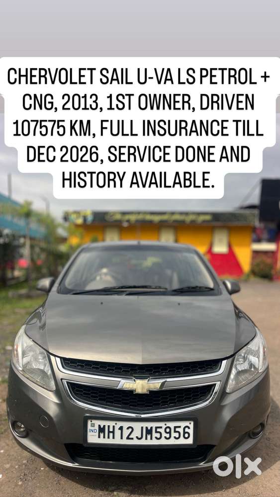 Chevrolet Sail U-va 1.2 Ls Abs, 2013, Cng & Hybrids