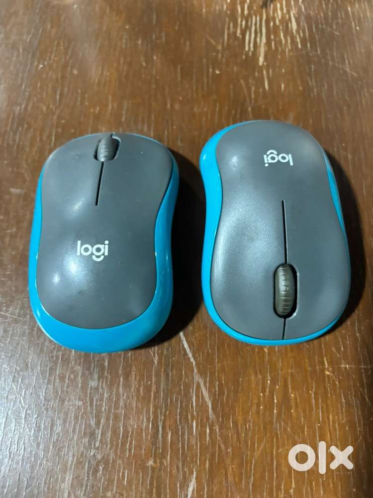 Set of 2 Logitech M185 Wireless Mouse with USB Receiver