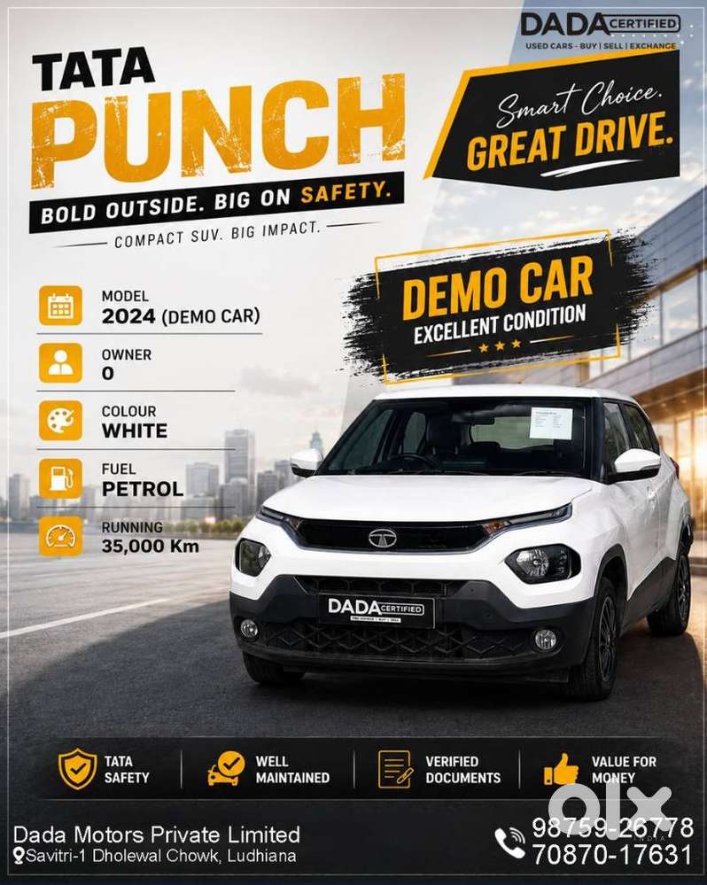 Tata Punch Accomplished Mt Sunroof, 2024, Petrol