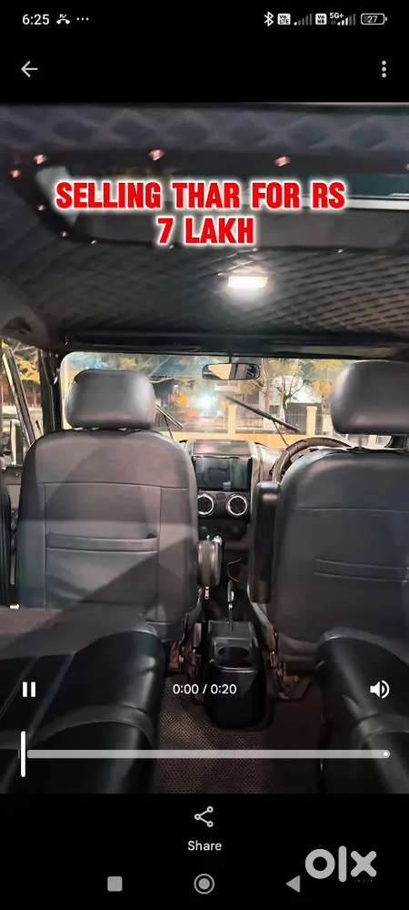 Mahindra Thar 2016 Diesel 81000 Km Driven