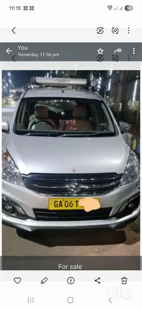 Maruti Suzuki Ertiga 2018 Petrol 190000 Km Driven