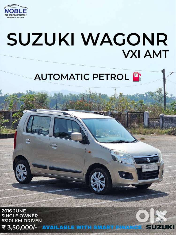 Maruti Suzuki Wagon R Vxi Amt1.2, 2016, Petrol