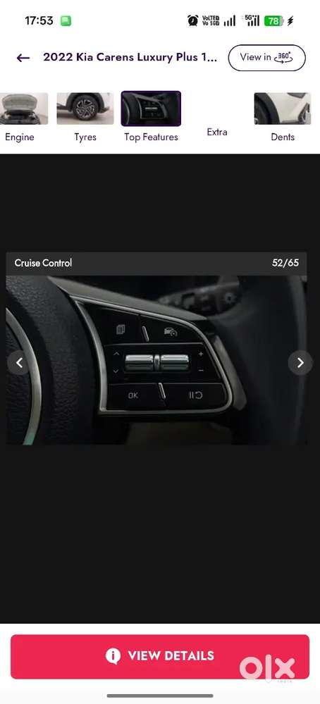 Kia Carens 2022 Petrol 25000 Km Driven