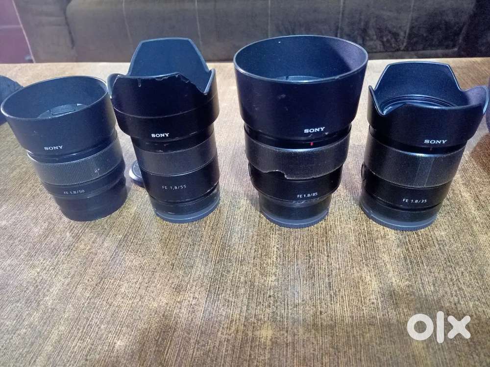 Sony Lenses Sale 85mm 1.8 50mm 1.8 35mm 1.8 55mm 1.8 Cameras & Lenses 1754016728