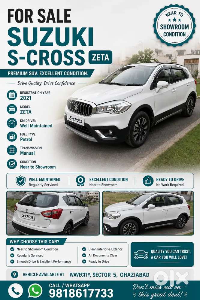 Maruti Suzuki S-cross 2021 Manual Petrol
