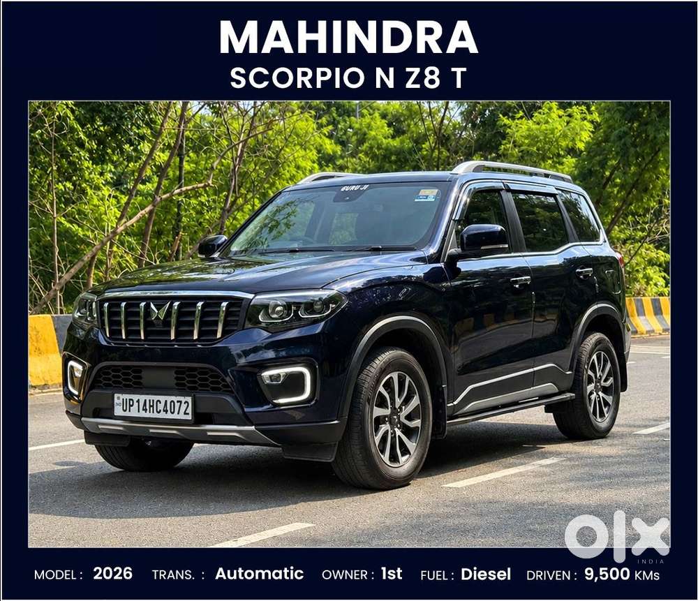 Mahindra Scorpio N Z8 L Diesel At 2wd 7 Str, 2026, Diesel