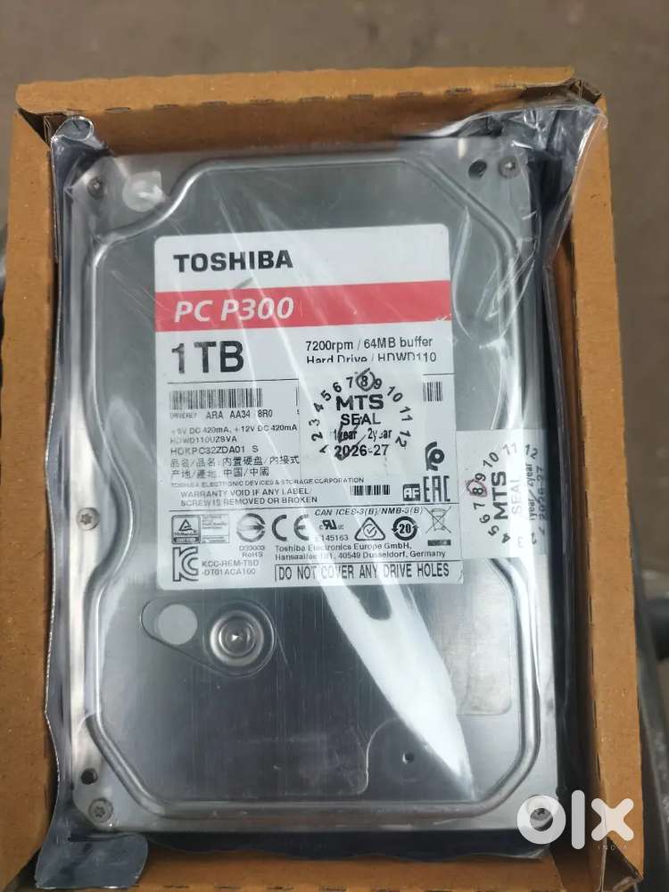 1 tb hdd new thoshiba