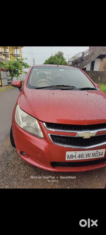Chevrolet Sail Red Colour 2013 Deseil Model Top Condition Car