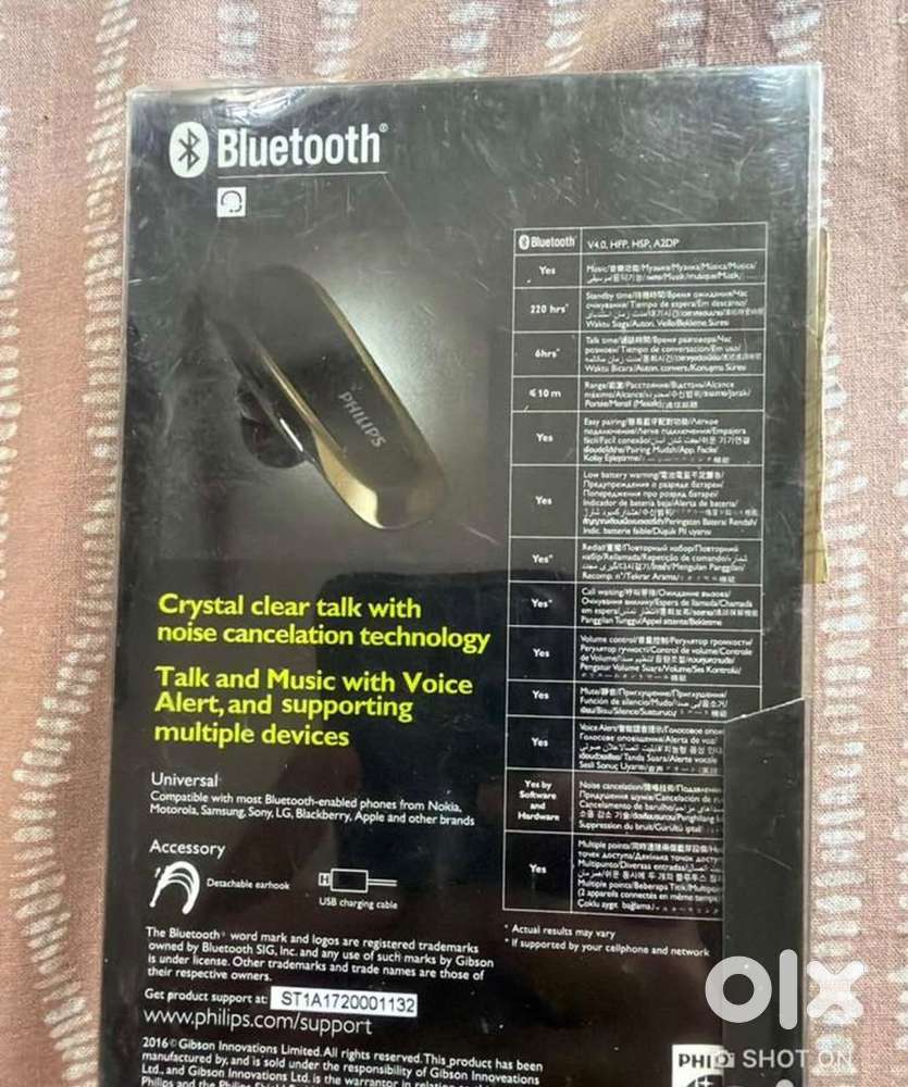 Philips Blueooth headset for sale