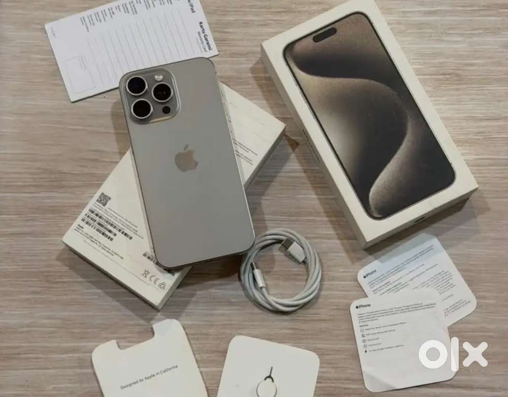 APPLE IPHONE 15 PRO MAX BOX PACK BATTERY HEALTH 100% CALL ME