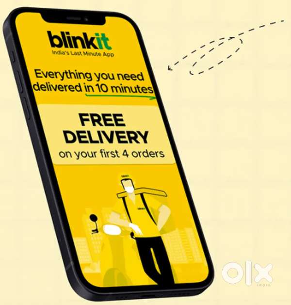 INDORE BLINKIT DELIVERY BOY (EARN RS.55,000 TO RS.70,000)