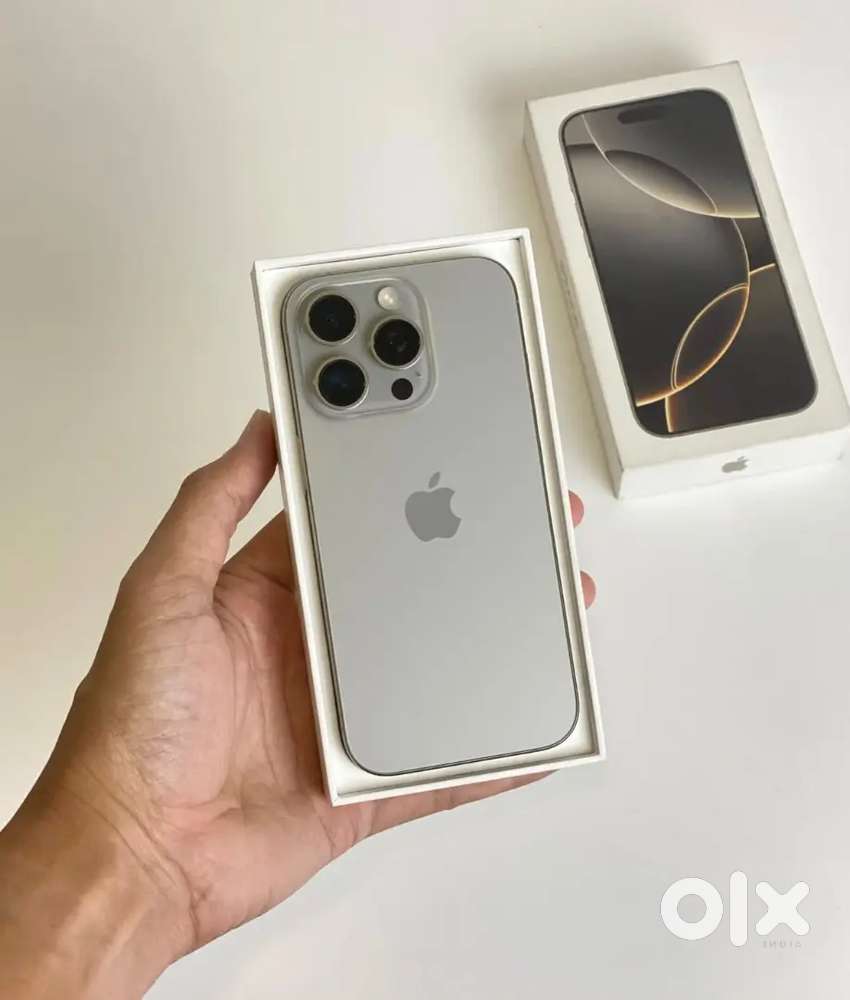 IPhone 16 pro natural titanium colour 512gb box & bill also call me..