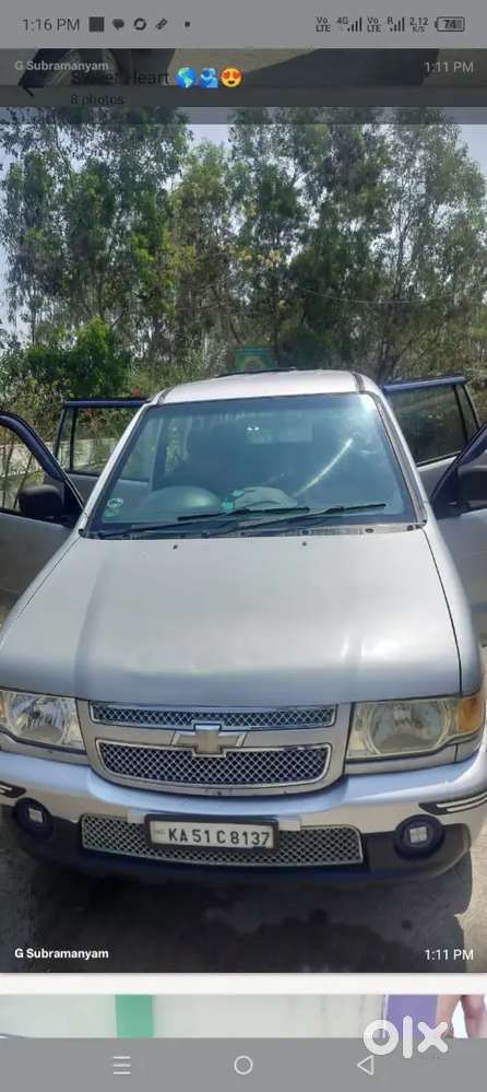 Chevrolet Tavera 2015 Diesel Good Condition Ac Running Insurance July