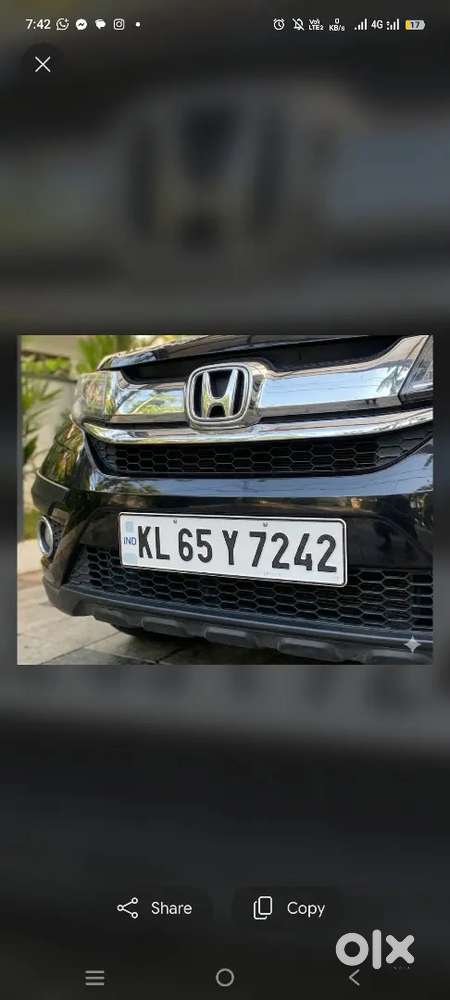 Honda Br-v Cvt Automatic 7 Seater 7.65 Lac Idv