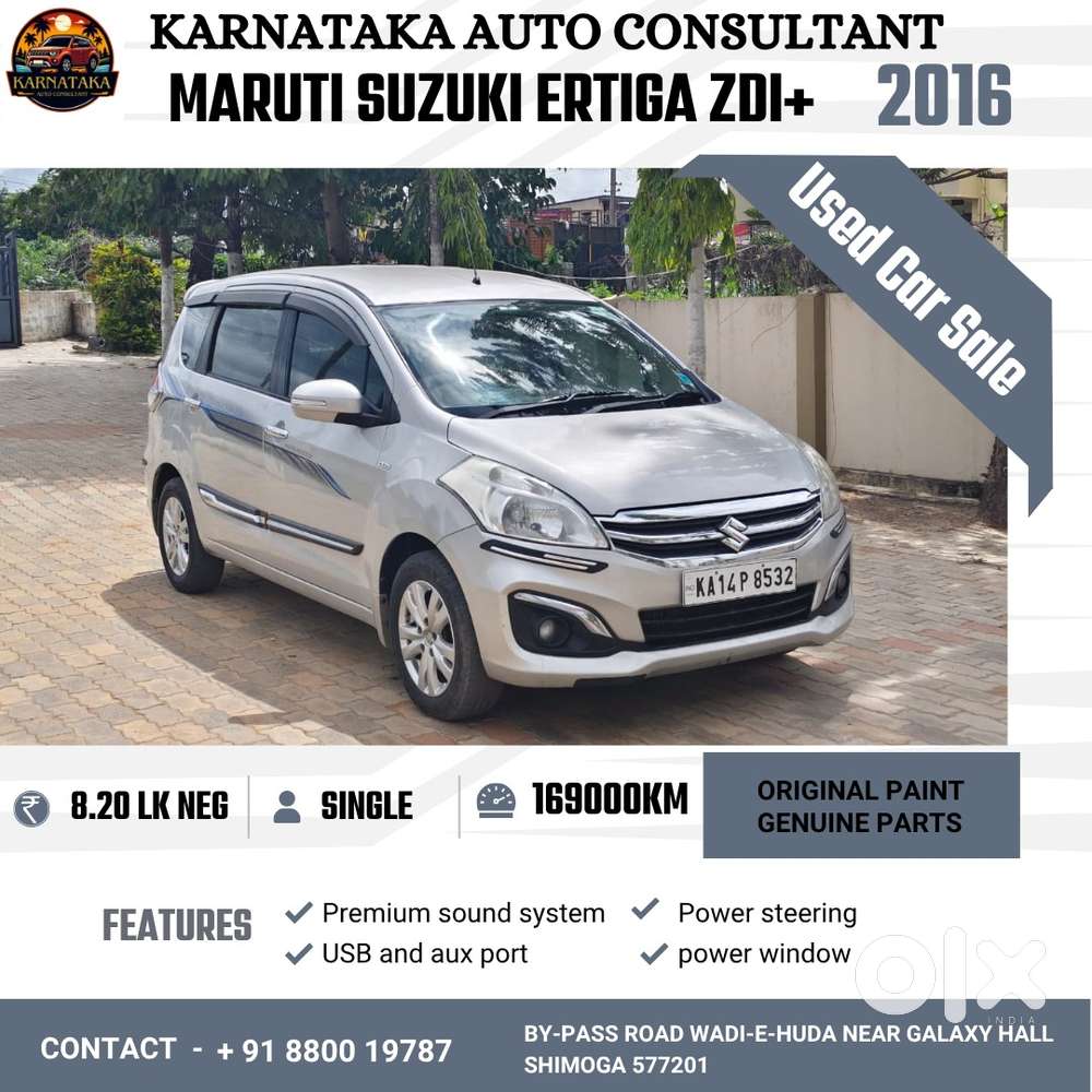 Maruti Suzuki Ertiga Zdi+ Shvs, 2016, Diesel