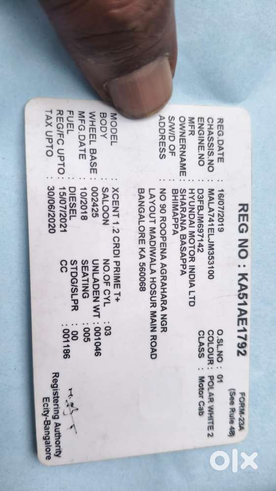Hyundai Xcent 1.1 S (o) Crdi, 2019, Diesel