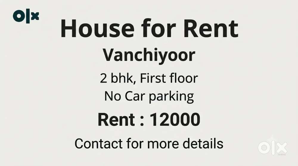 2BHK in Vanchiyoor