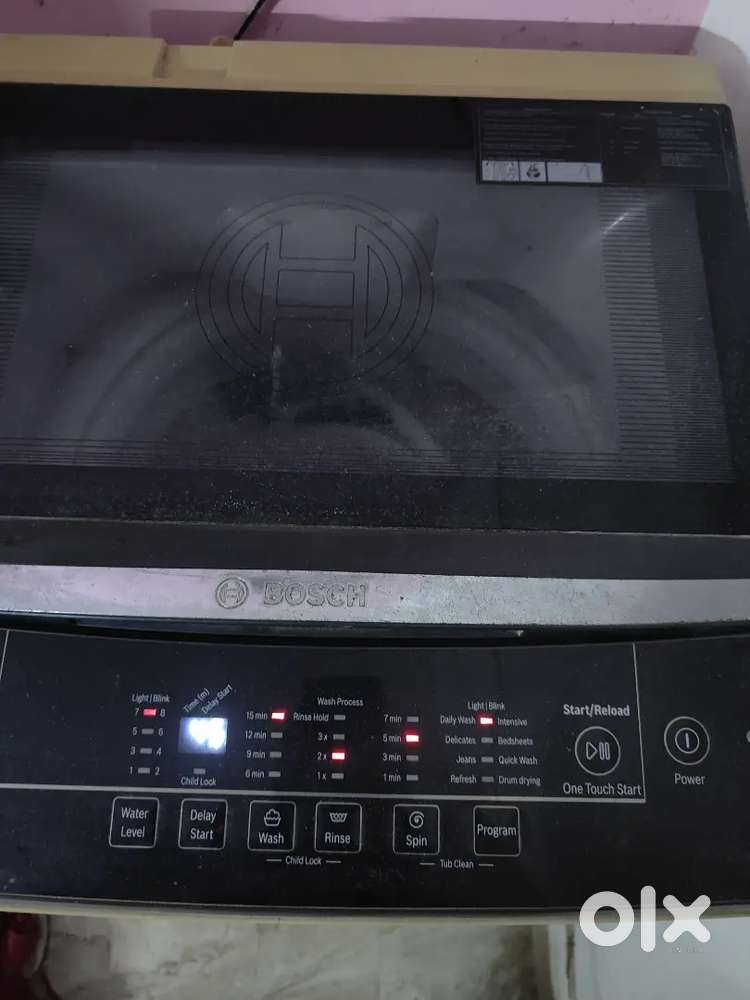 washing machine and matress