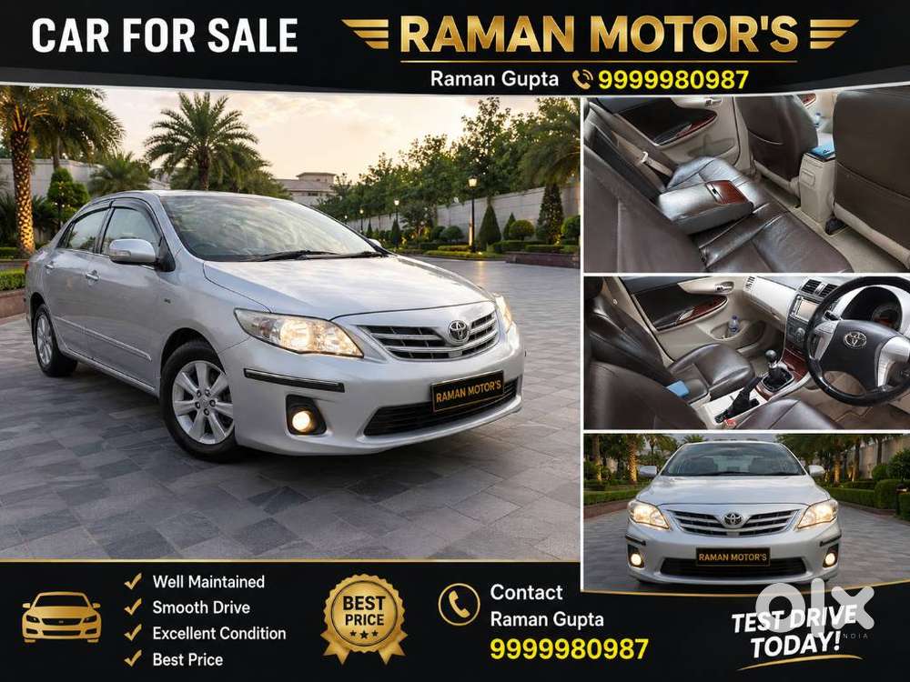 Toyota Corolla Altis G, 2013, Petrol