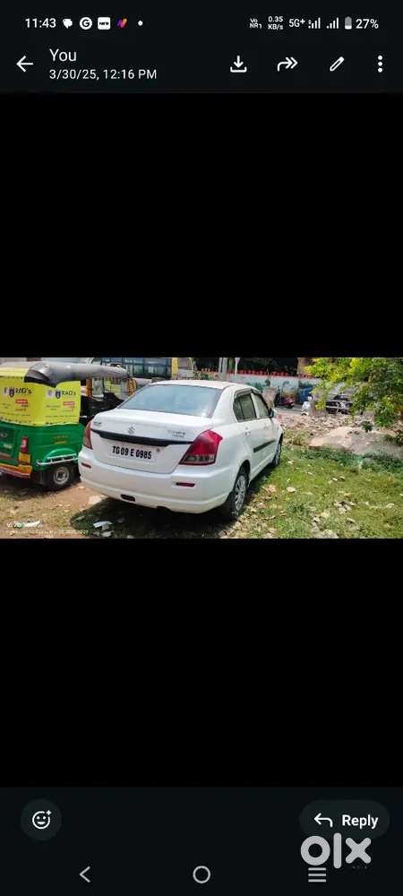 స్విఫ్ట్ డిజైర్ గుడ్ కండిషన్ కంటిన్యూ ఫైనాన్స్ డౌన్ పేమెంట్ 90000