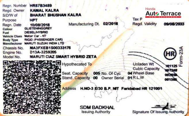 Maruti Suzuki Ciaz 1.3 Zeta, 2018, Petrol