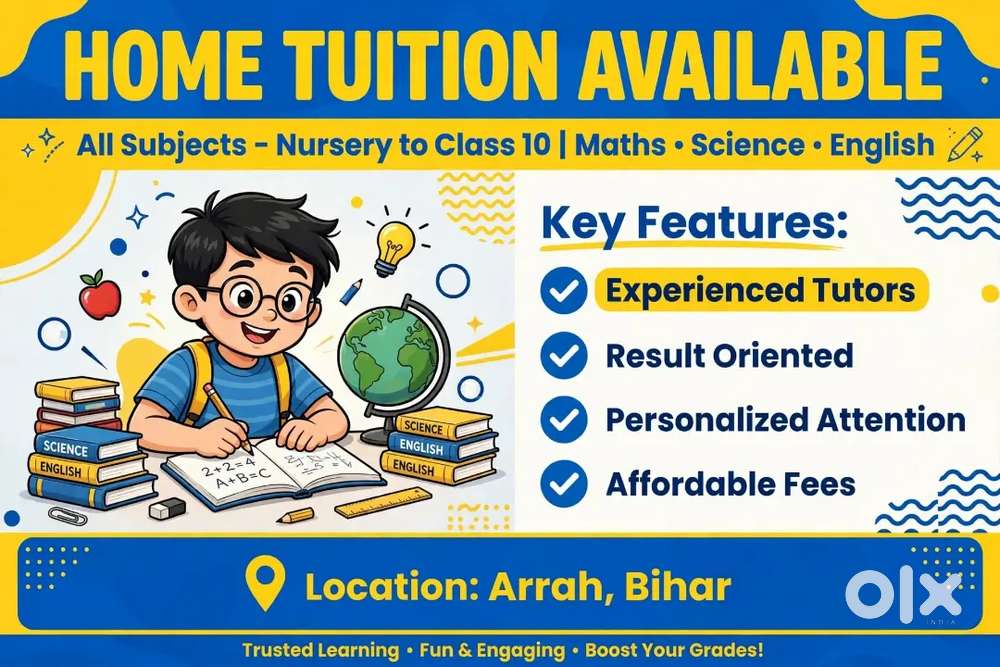 Home tution classes in Arrah Bihar