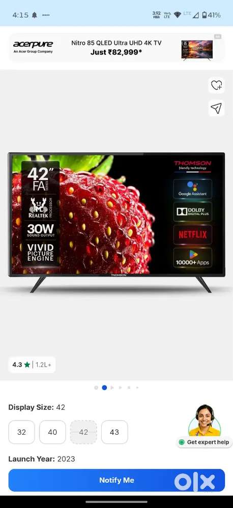 Thomson android google tv