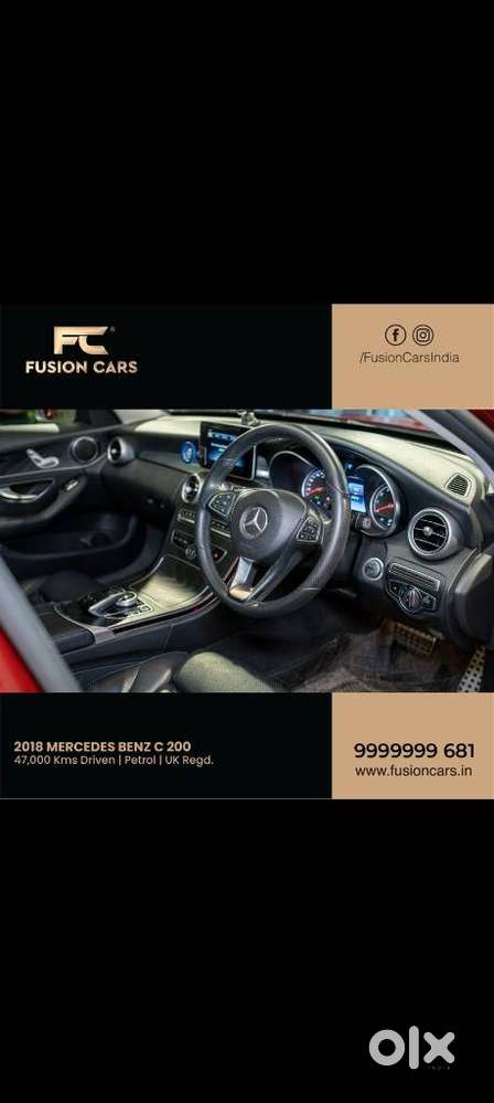 Mercedes-benz C-class C 200, 2018, Petrol