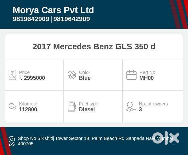 Mercedes-benz Gls 350 D, 2017, Diesel