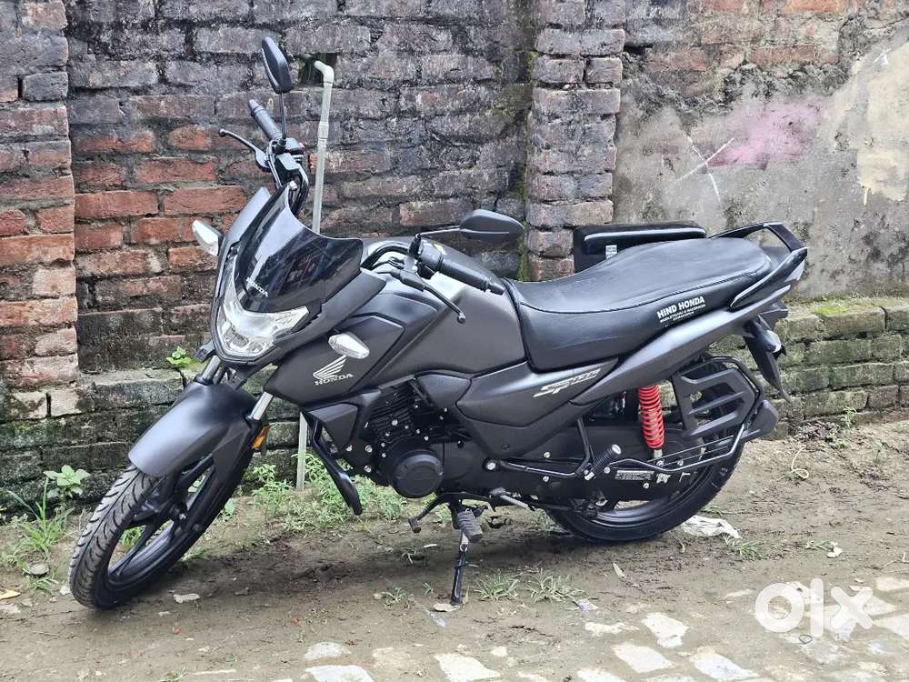Black Sp 125 Bike Grey Colour Matte Grey Honda Shine Bs6 Gray