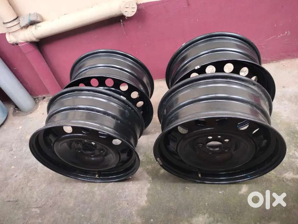 Brand New 16-Inch Steel Wheels (Fitted Maruti, VW, Skoda, MG)