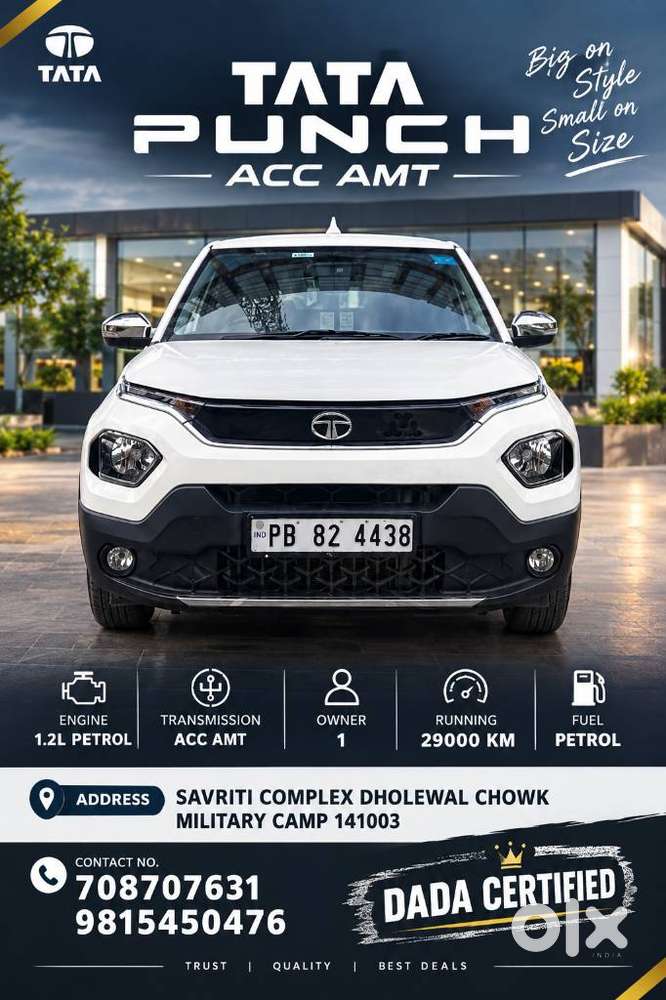 Tata Punch Accomplished Amt, 2022, Petrol