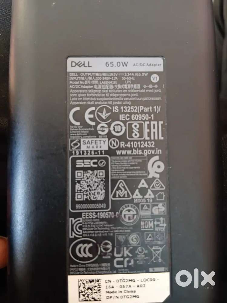 Dell  leptop charger