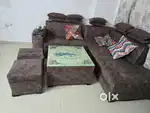 7 seater sofa set with centre table