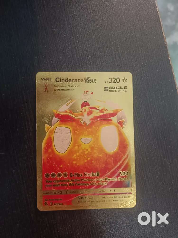 Pokemon card cinderace Vmax