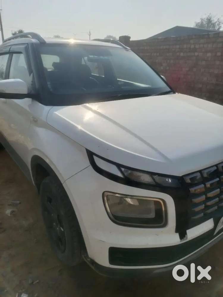 Venue Car White Colour