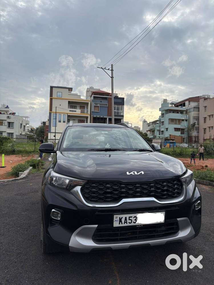 Kia Sonet Htk Plus 1.0 Turbo Imt  Black  First Owner  Only 9,500 Km
