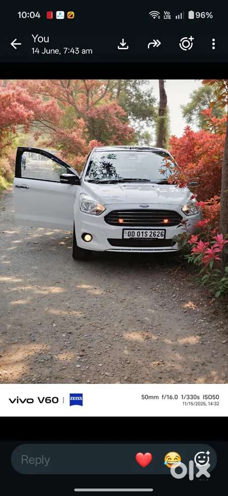Ford Aspire Titatinium Blu 2017