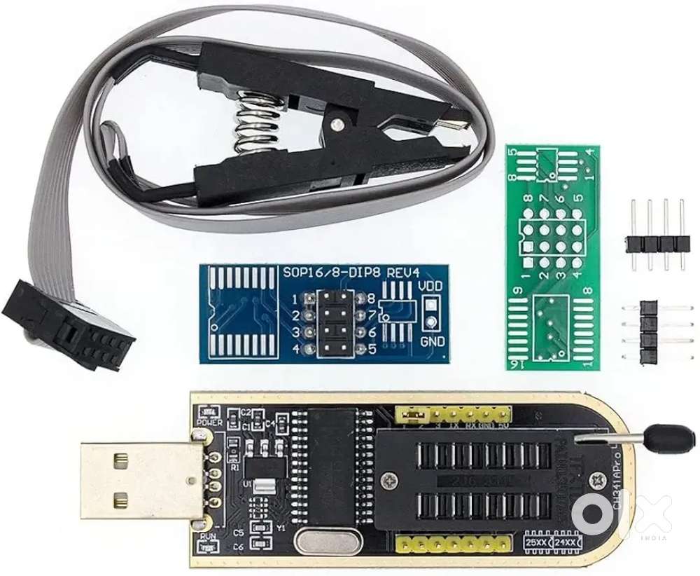 CH341 24 25 Series EEPROM Flash BIOS USB Programmer + SOIC8 SOP8 Flash