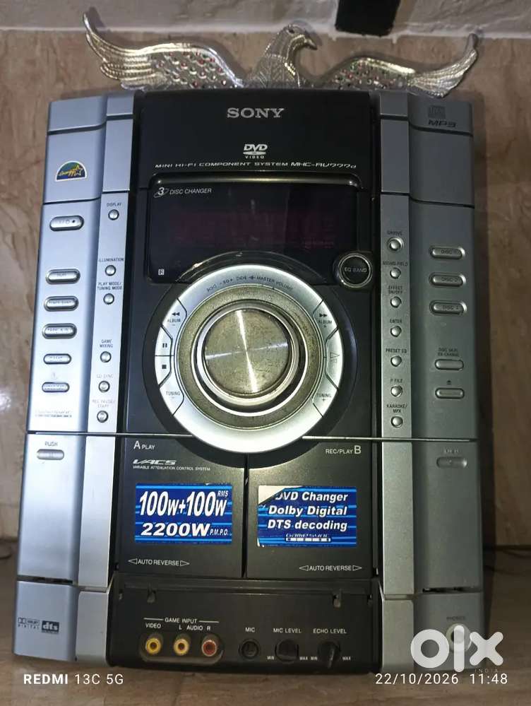 Awesome sound Sony music system full bass