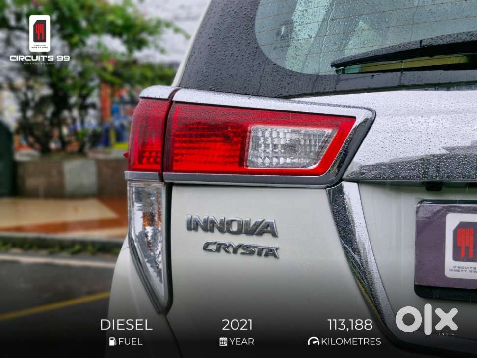 Toyota Innova Crysta Zx 2.4 Diesel 7 Seater, 2021, Diesel