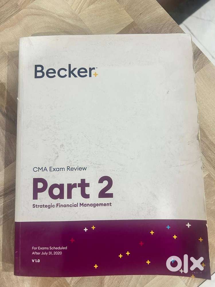 CMA Becker Exam Review Part 1 & Part 2 - Books in undefined
