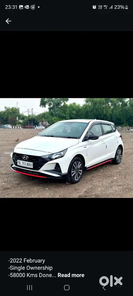 Hyundai I20 Nline Imt  2022 With Sunroof Petrol Well Maintained